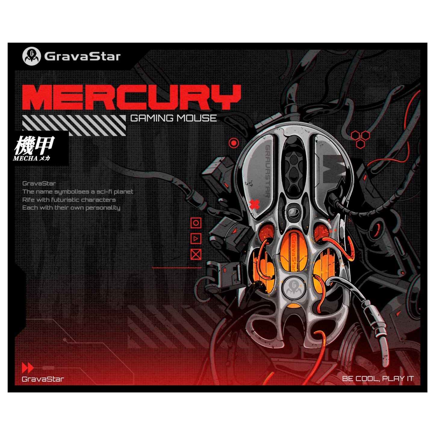 π GravaStar Mini Gaming Mouse Pad (100% off)