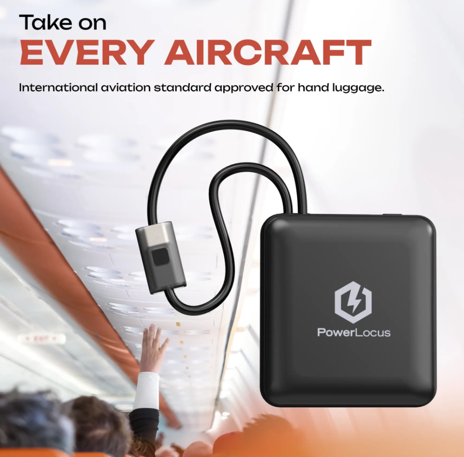 PowerLocus Power Bank 10,000mAh Black