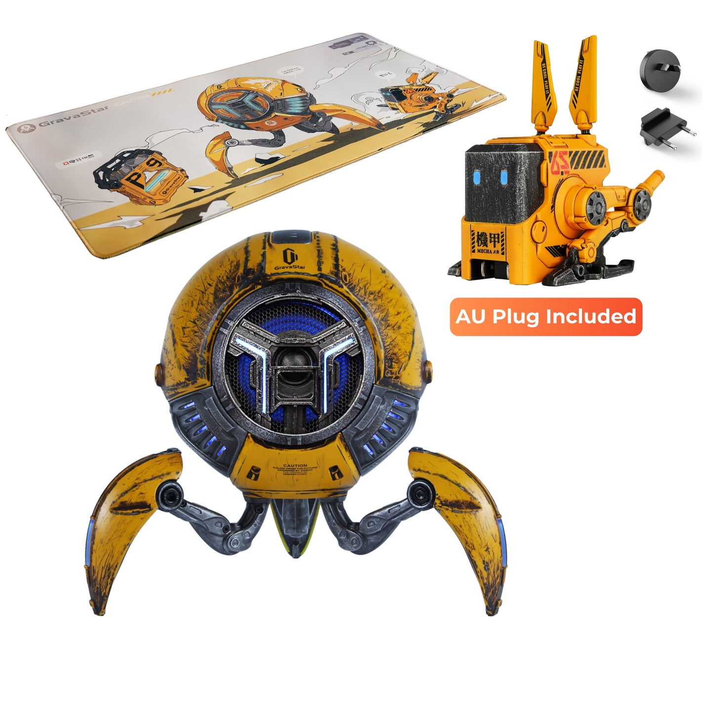 GravaStar Mars Pro & Alpha65 (War Damaged Yellow) Bundle