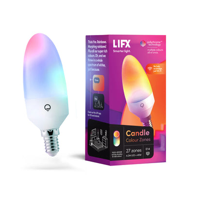 LIFX Candle Colour, E14 Edison Screw