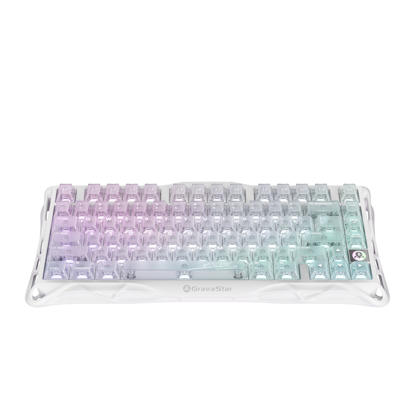 GravaStar Mercury K1 Lite Gaming Keyboard - Crystal Aurora