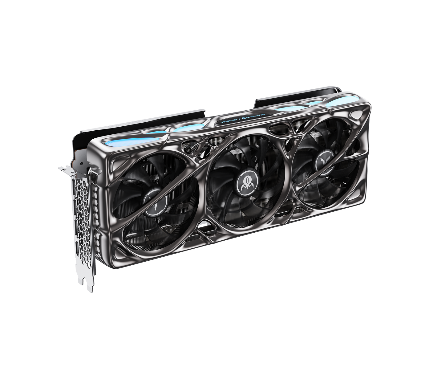 GravaStar x Yeston AMD RADEON RX 9070 XT 16G GDDR6 Mercury Nova OC Silver