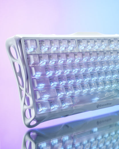 GravaStar Mercury K1 Lite Gaming Keyboard - Crystal Aurora