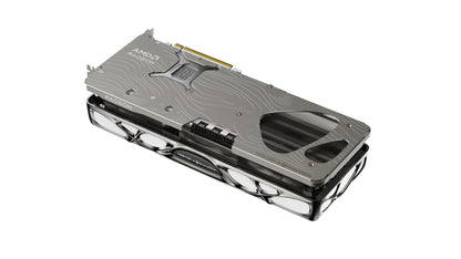 GravaStar x Yeston AMD RADEON RX 9070 XT 16G GDDR6 Mercury Nova OC Silver