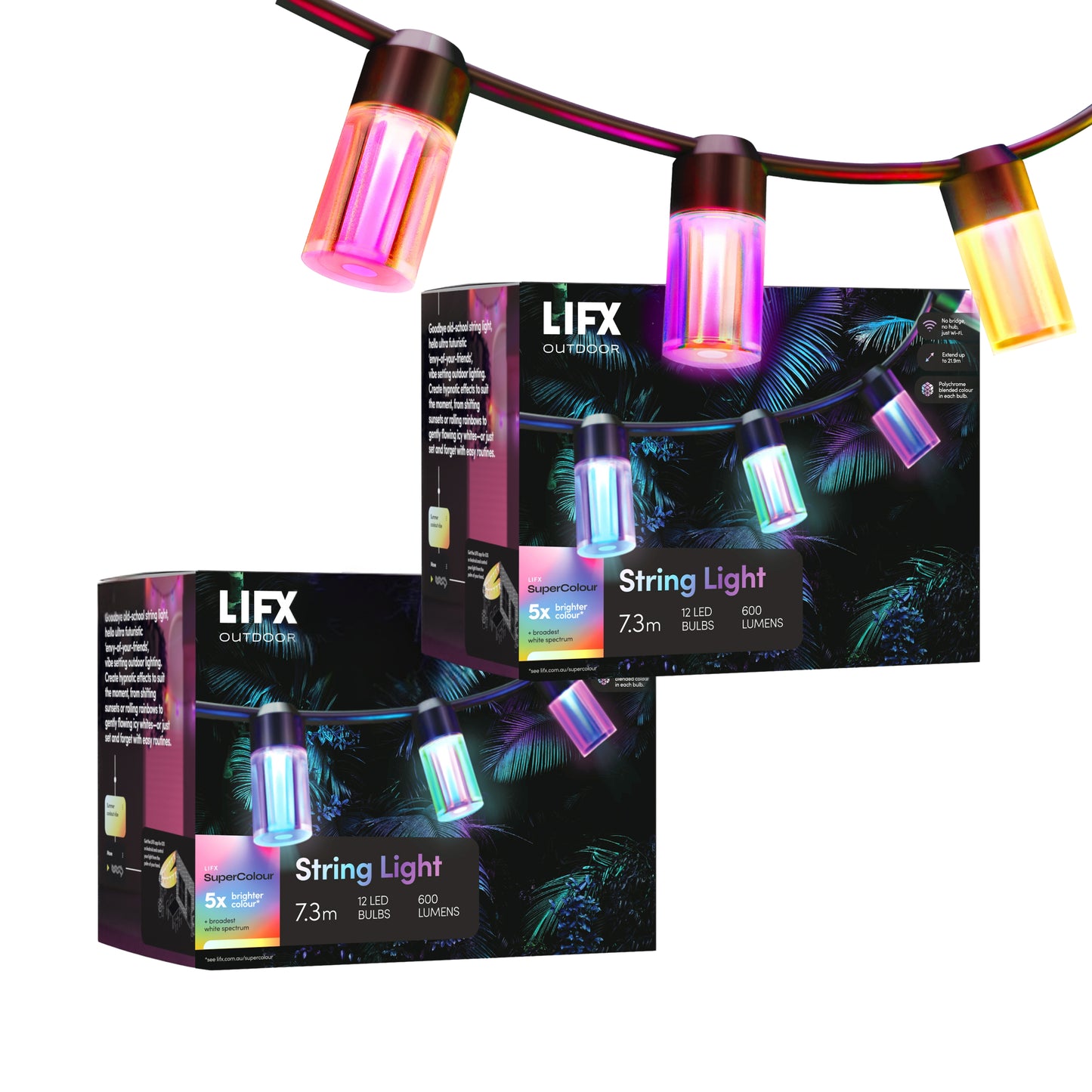 LIFX Outdoor String Light 14.6M Bundle