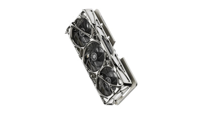 GravaStar x Yeston AMD RADEON RX 9070 XT 16G GDDR6 Mercury Nova OC Silver