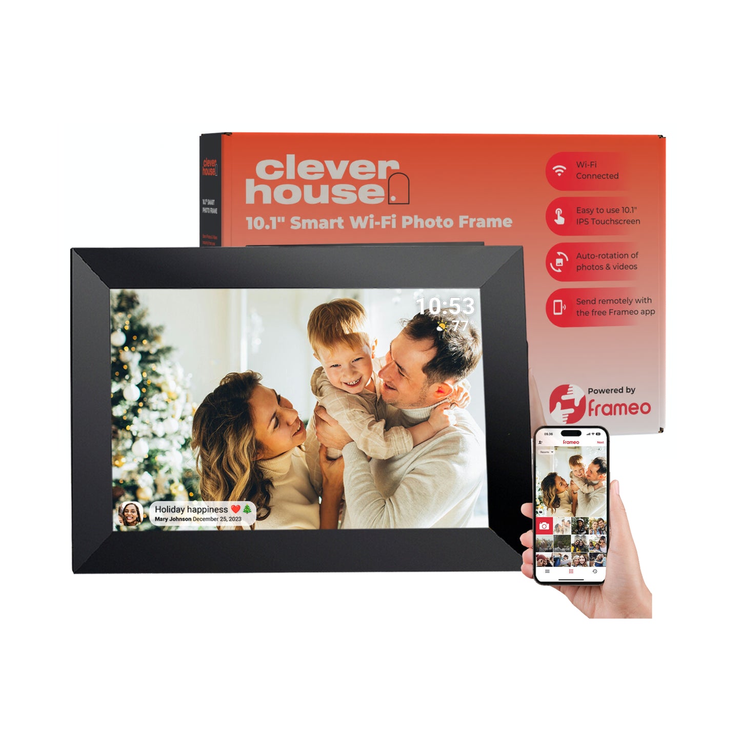 Frameo 10.1" Smart Wi-Fi Photo Frame