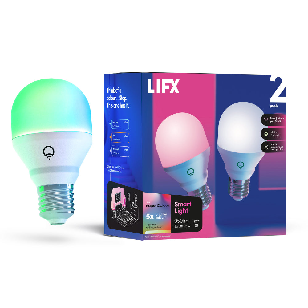 Lifex LIFX Smart Light A60 (950 LUMENS) Wi-Fi LED Smart Light – Clever House