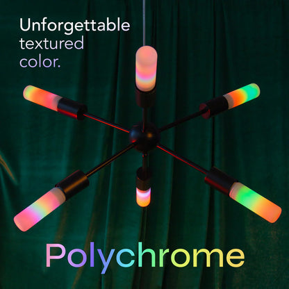 LIFX T10 Polychrome Glass Tube, E27 Edison Screw