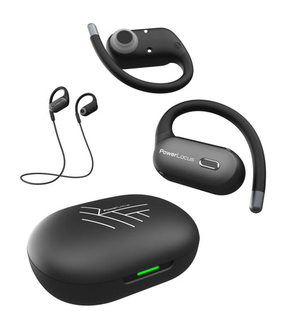 PowerLocus Move Open Ear Wireless Earbuds Black