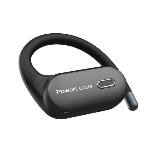 PowerLocus Move Open Ear Wireless Earbuds Black