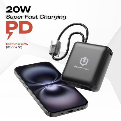 PowerLocus Power Bank 10,000mAh Black