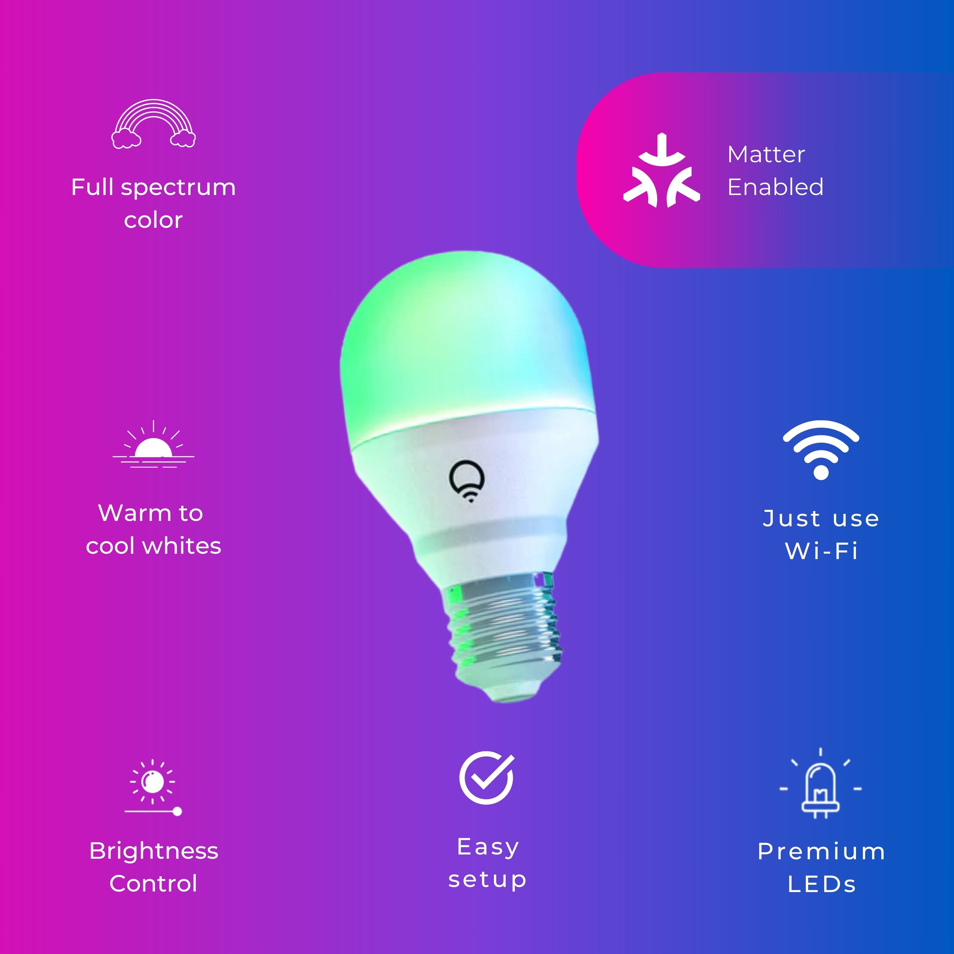 LIFX Smart Light A60 (950 LUMENS) Wi-Fi LED Smart Light – Clever House