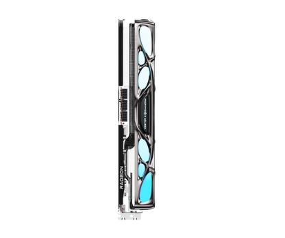 GravaStar x Yeston AMD RADEON RX 9070 XT 16G GDDR6 Mercury Nova OC Silver