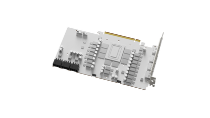 GravaStar x Yeston AMD RADEON RX 9070 XT 16G GDDR6 Mercury Nova OC Silver